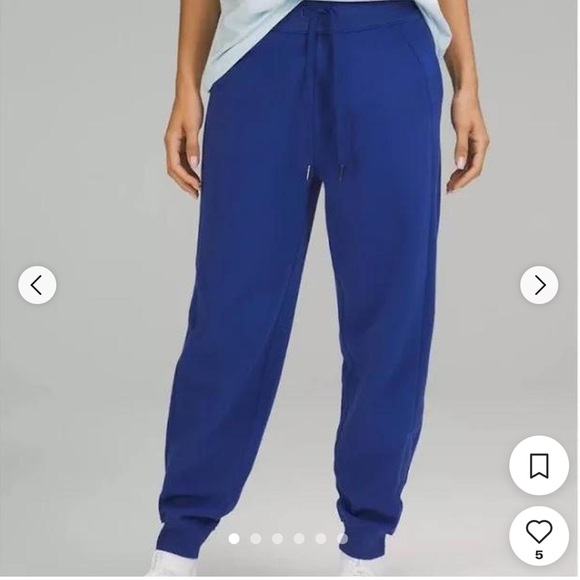 Lululemon Athletica Royal Blue Scuba Joggers NWOT - Picture 1 of 4